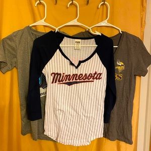 MN SPORTS SHIRTS PACKAGE SIZE SMALL